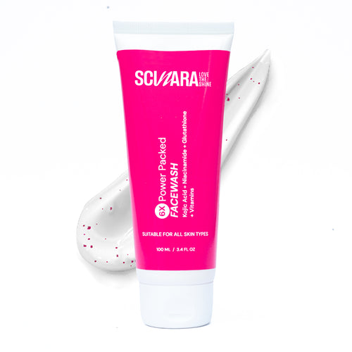 6-in-1 Brightening Facewash with Kojic Acid, Niacinamide, Glutathione-100ml