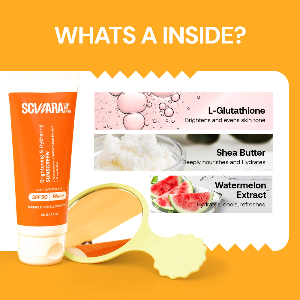 Brightening & Hydrating Sunscreen SPF 50 PA+++ 50gm