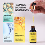 10% Vitamin C Face Serum with Niacinamide & Hyaluronic Acid 30ml