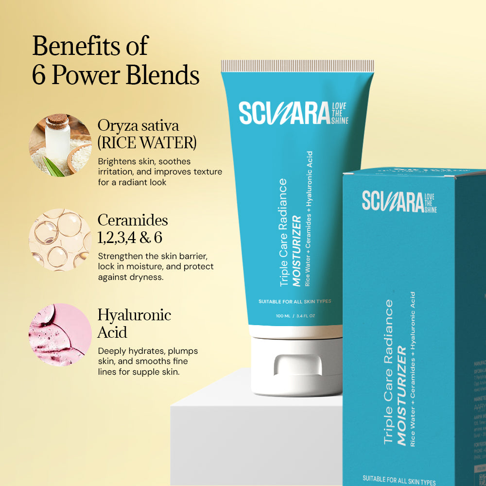 Triple Care Radiance Moisturizer for natural glow 100ml