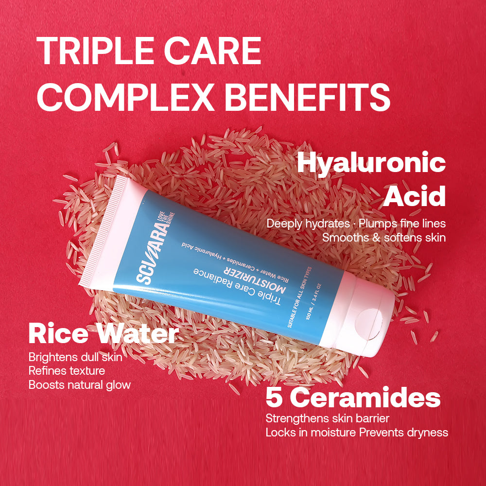 Triple Care Radiance Moisturizer for natural glow 100ml