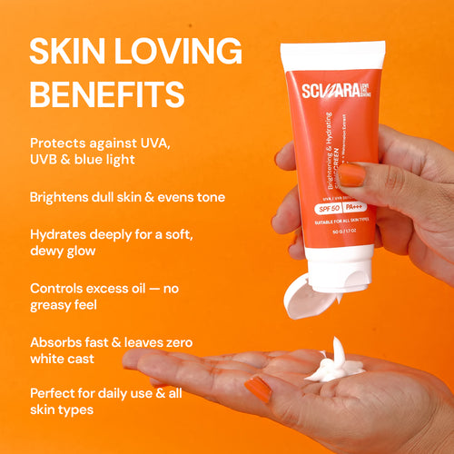 Brightening & Hydrating Sunscreen SPF 50 PA+++ 50gm