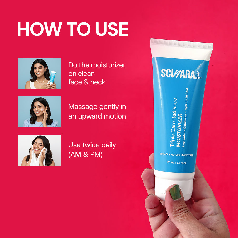 Triple Care Radiance Moisturizer for natural glow 100ml