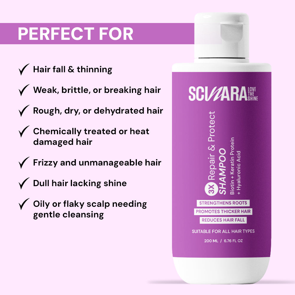 Strength & Volume Boost Shampoo for Hair Growth & Thickness