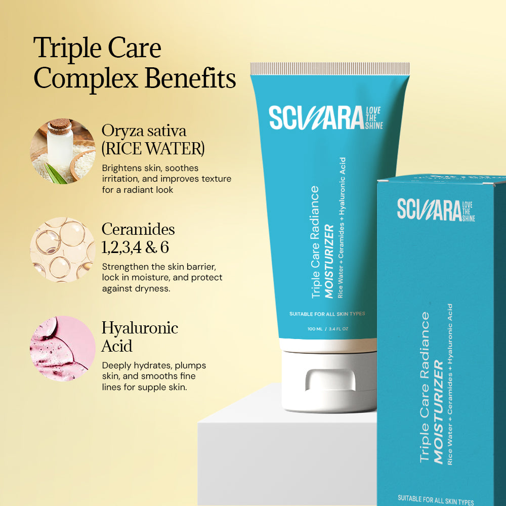 3X Power Ceramide Moisturiser Infused with Rice Water & Hyaluronic Acid