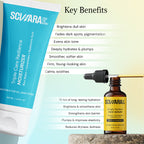 10% Vitamin C Serum with Niacinamide & Hyaluronic Acid + Ceramide Moisturizer Duo