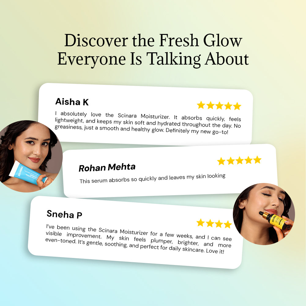 10% Vitamin C Serum with Niacinamide & Hyaluronic Acid + Ceramide Moisturizer Duo